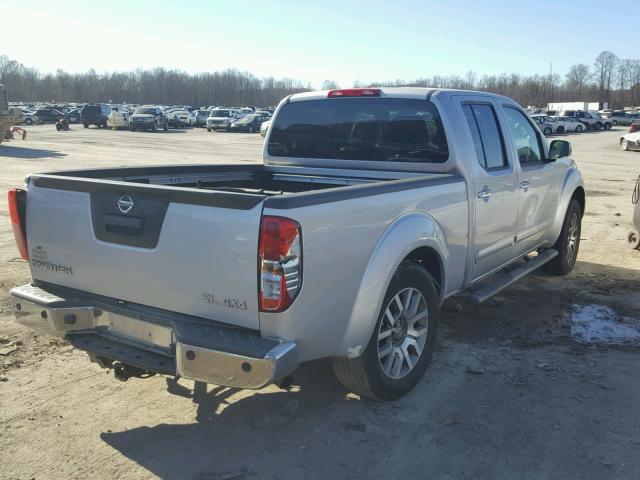 1N6AD0FV9DN734024 - 2013 NISSAN FRONTIER S SILVER photo 4