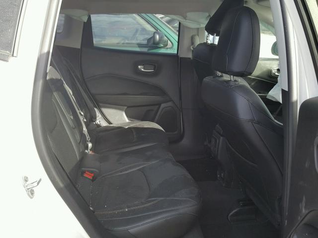 3C4NJCBB9JT195006 - 2018 JEEP COMPASS LA WHITE photo 6