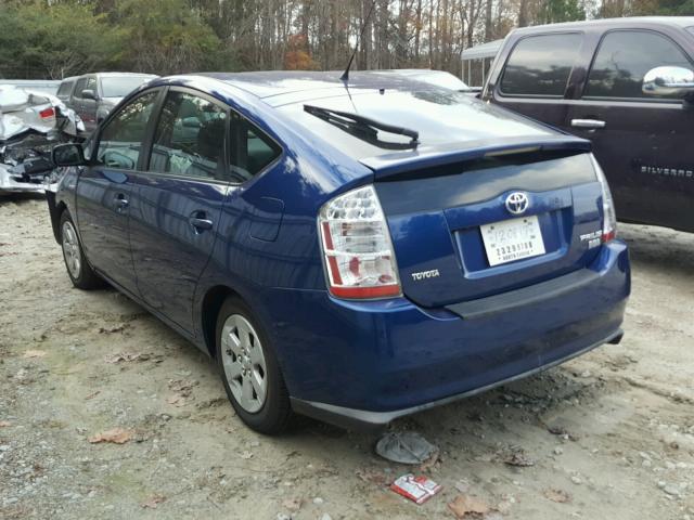 JTDKB20U387711695 - 2008 TOYOTA PRIUS BLUE photo 3