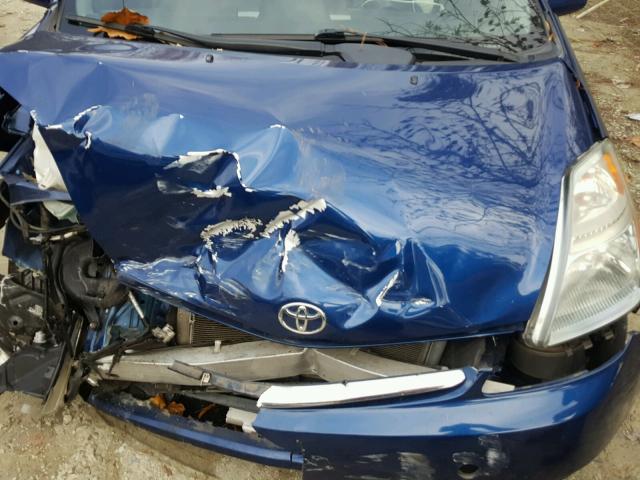 JTDKB20U387711695 - 2008 TOYOTA PRIUS BLUE photo 7