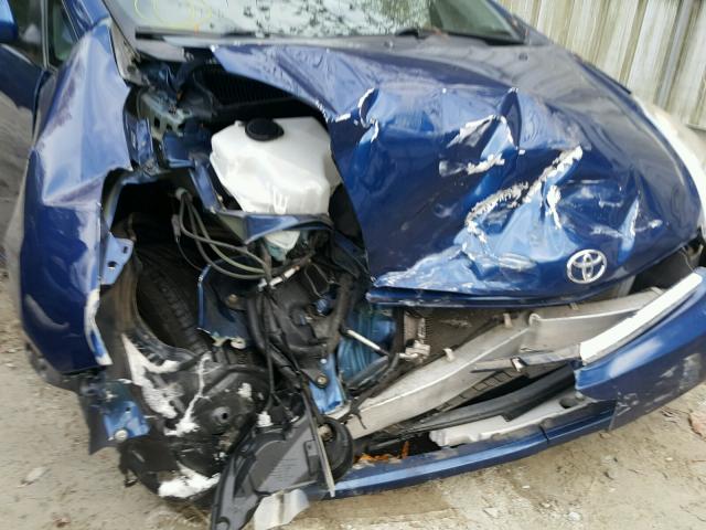 JTDKB20U387711695 - 2008 TOYOTA PRIUS BLUE photo 9