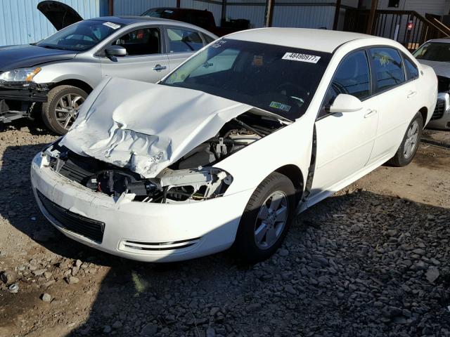 2G1WT57N491129854 - 2009 CHEVROLET IMPALA 1LT WHITE photo 2