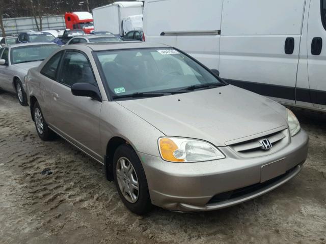 1HGEM21532L062530 - 2002 HONDA CIVIC LX BROWN photo 1