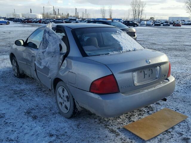 3N1CB51D94L835385 - 2004 NISSAN SENTRA 1.8 SILVER photo 3