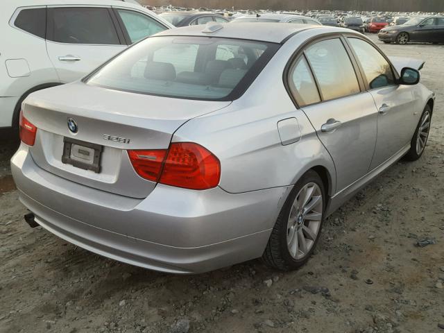 WBAPH7C56BE852251 - 2011 BMW 328 I SILVER photo 4