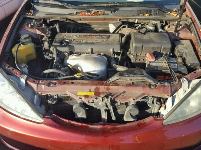 JTDBE32KX40261393 - 2004 TOYOTA CAMRY LE 栗色 照片 7