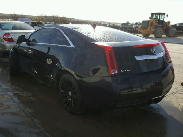 1G6DJ1E3XD0179258 - 2013 CADILLAC CTS PERFOR أسود صورة 3