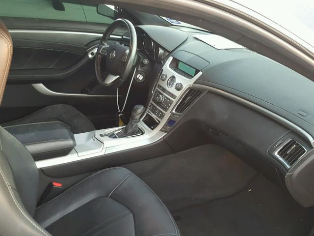 1G6DJ1E3XD0179258 - 2013 CADILLAC CTS PERFOR أسود صورة 5