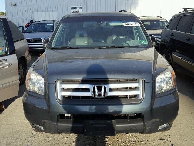 2HKYF18646H551754 - 2006 HONDA PILOT EX GREEN photo 9