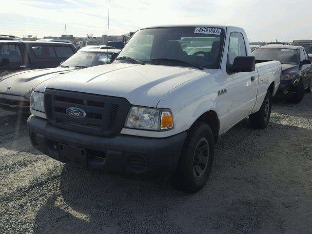 1FTYR10D39PA63115 - 2009 FORD RANGER WHITE photo 2