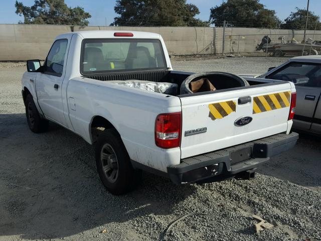 1FTYR10D39PA63115 - 2009 FORD RANGER WHITE photo 3