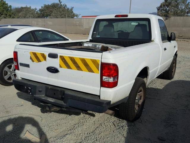 1FTYR10D39PA63115 - 2009 FORD RANGER WHITE photo 4