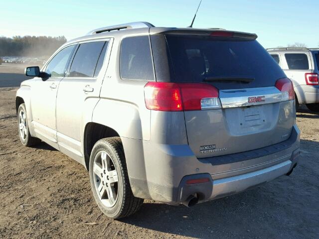 2GKFLXE54C6355669 - 2012 GMC TERRAIN SL GRAY photo 3