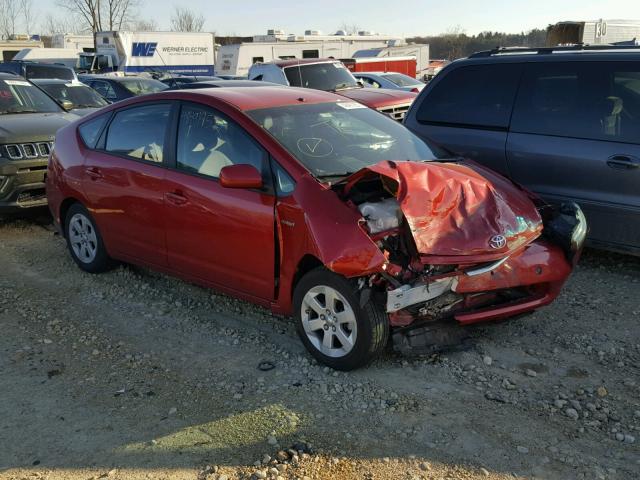 JTDKB20U897864008 - 2009 TOYOTA PRIUS RED photo 1