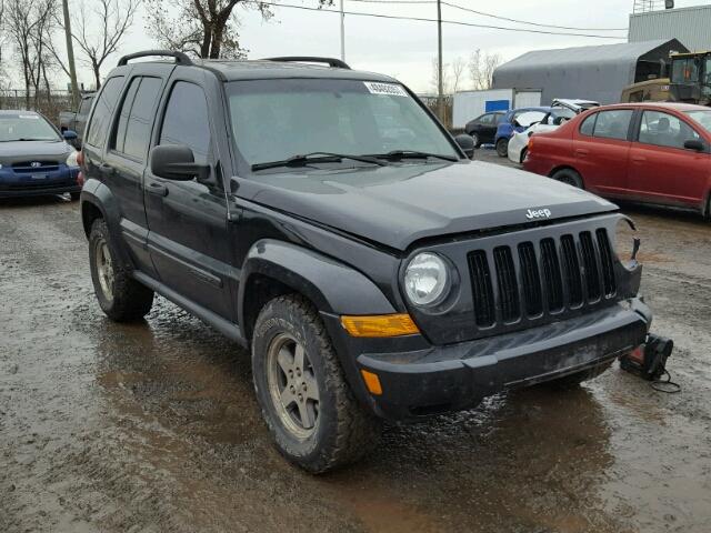 1J4GL38K65W686508 - 2005 JEEP LIBERTY RE BLACK photo 1