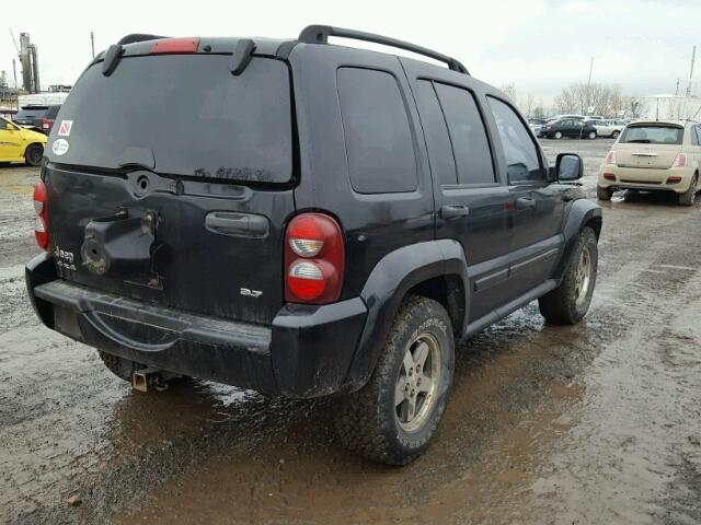 1J4GL38K65W686508 - 2005 JEEP LIBERTY RE BLACK photo 4