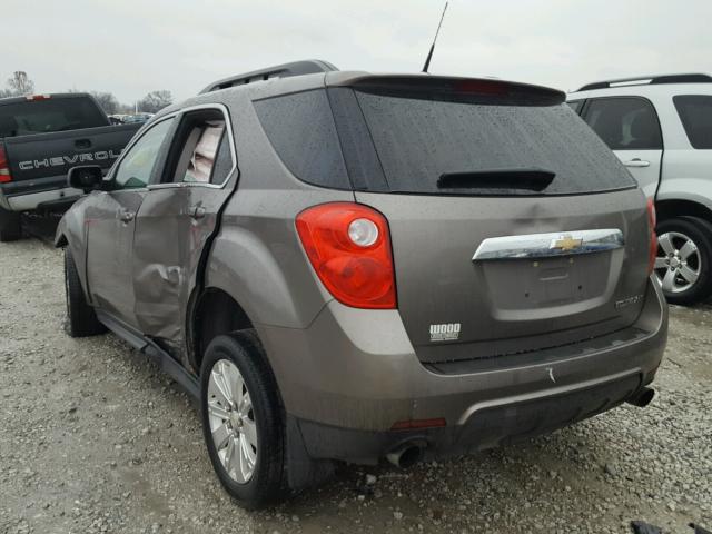 2CNFLDEY4A6238106 - 2010 CHEVROLET EQUINOX LT TAN photo 3