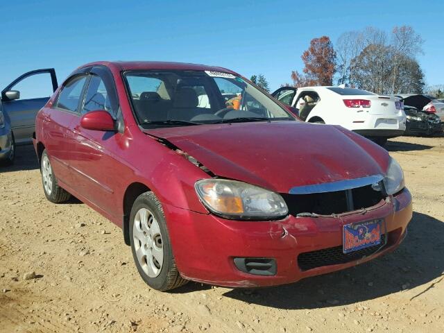 KNAFE221595614939 - 2009 KIA SPECTRA EX RED photo 1