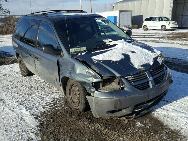 1D4GP25E27B168668 - 2007 DODGE CARAVAN SE BLUE photo 1