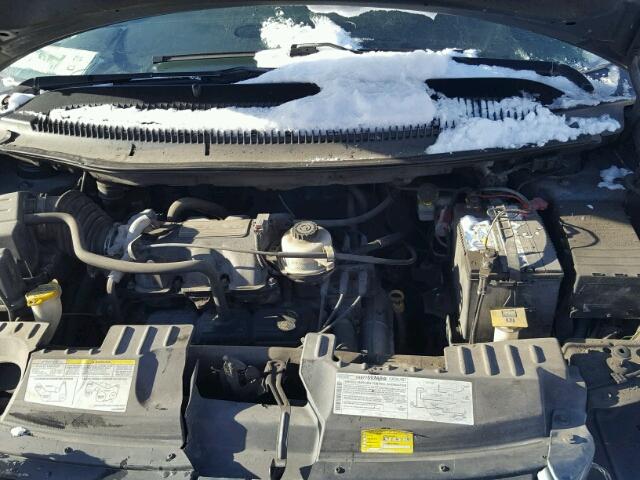 1D4GP25E27B168668 - 2007 DODGE CARAVAN SE BLUE photo 7