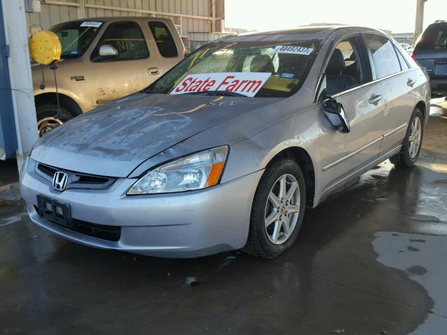 1HGCM66873A025852 - 2003 HONDA ACCORD EX SILVER photo 2