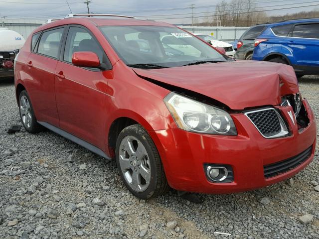 5Y2SM67059Z463198 - 2009 PONTIAC VIBE RED photo 1