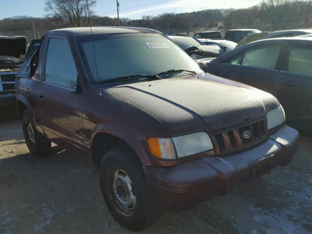 KNDJA623825123143 - 2002 KIA SPORTAGE BURGUNDY photo 1