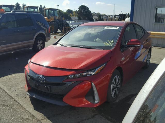 JTDKARFP6H3009018 - 2017 TOYOTA PRIUS PRIM წითელი ფოტო 2