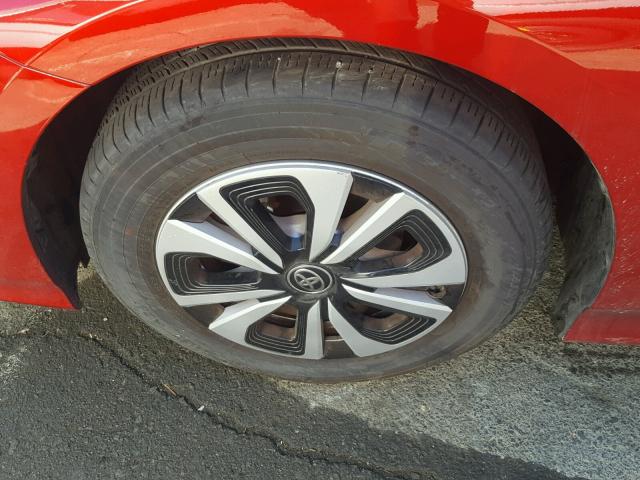 JTDKARFP6H3009018 - 2017 TOYOTA PRIUS PRIM წითელი ფოტო 9