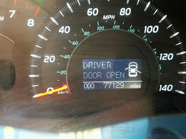 4T4BE46KX9R096852 - 2009 TOYOTA CAMRY BASE GOLD photo 8