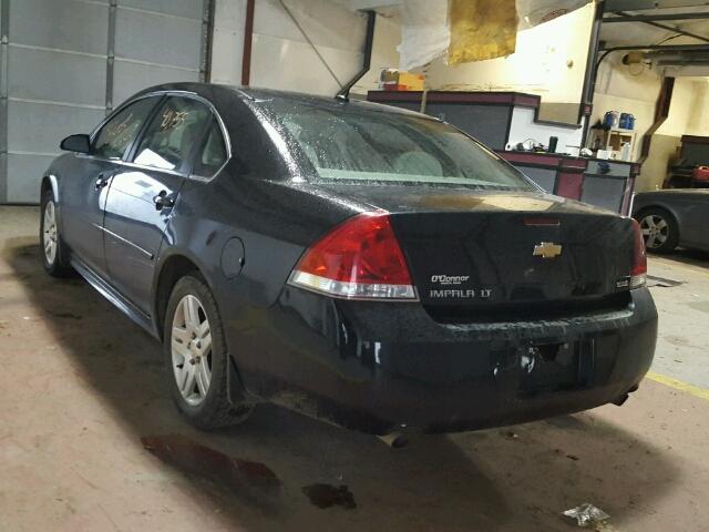 2G1WB5E35E1166264 - 2014 CHEVROLET IMPALA LIM BLACK photo 3