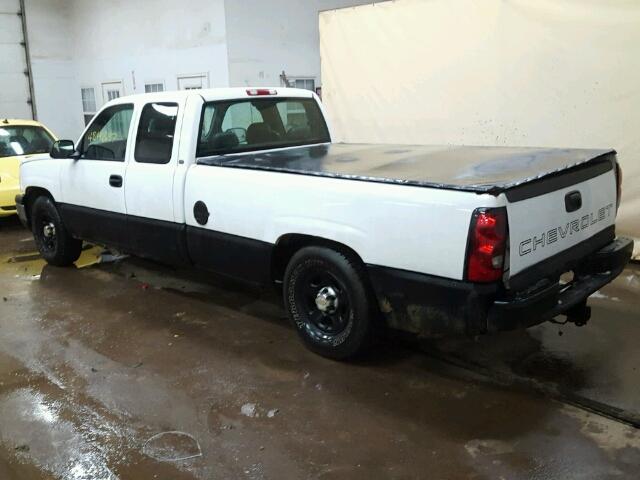 1GCEC19T04E180959 - 2004 CHEVROLET SILVERADO WHITE photo 3