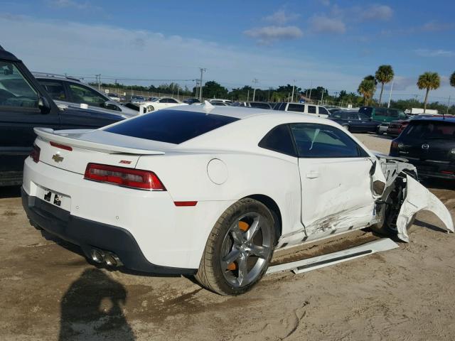 2G1FT1EW0E9239056 - 2014 CHEVROLET CAMARO 2SS WHITE photo 4