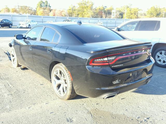 2C3CDXHG0GH139048 - 2016 DODGE CHARGER SX BLACK photo 3