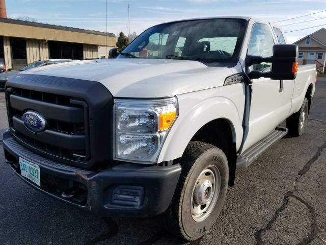 1FT8X3B66BEC47448 - 2011 FORD F350 SUPER WHITE photo 2