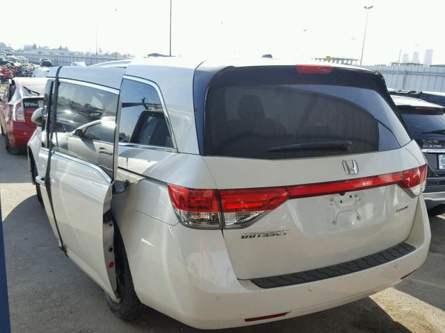 5FNRL5H99FB112854 - 2015 HONDA ODYSSEY TO WHITE photo 3