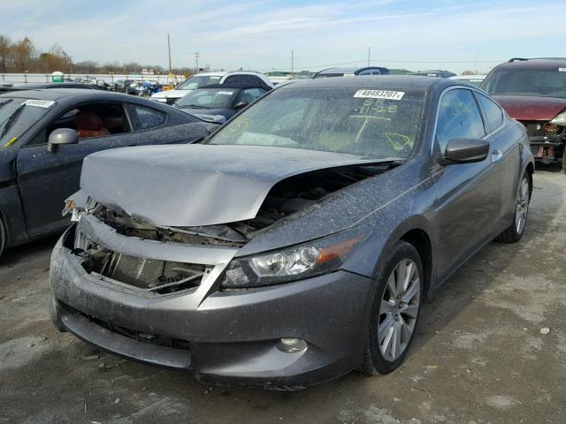 1HGCS22869A009347 - 2009 HONDA ACCORD EXL GRAY photo 2