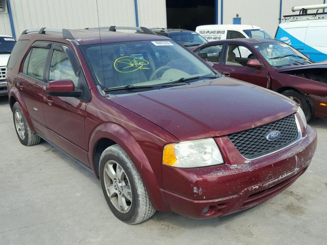 1FMDK03176GA14988 - 2006 FORD FREESTYLE RED photo 1