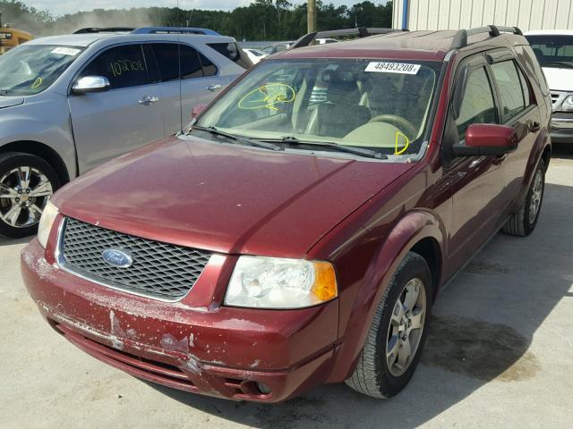 1FMDK03176GA14988 - 2006 FORD FREESTYLE RED photo 2