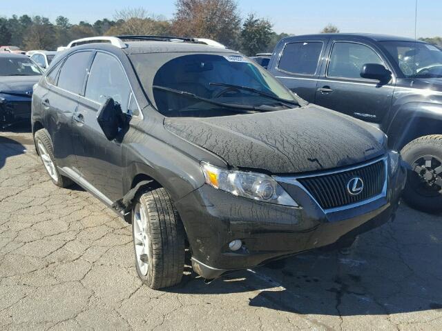 2T2ZK1BA9BC063857 - 2011 LEXUS RX 350 BLACK photo 1