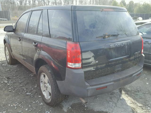 5GZCZ63484S807363 - 2004 SATURN VUE BLACK photo 3