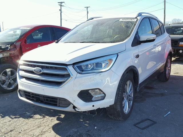 1FMCU0JD9HUE03090 - 2017 FORD ESCAPE TIT WHITE photo 2