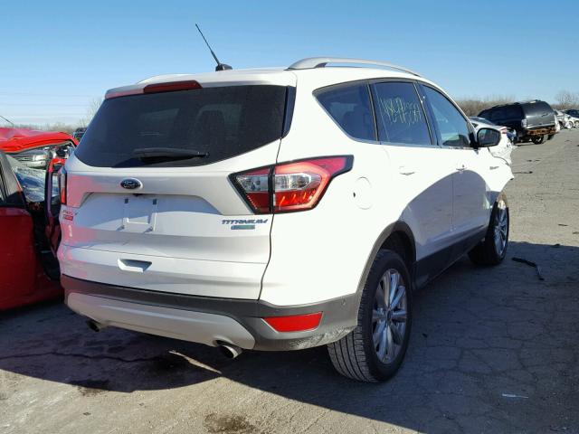 1FMCU0JD9HUE03090 - 2017 FORD ESCAPE TIT WHITE photo 4