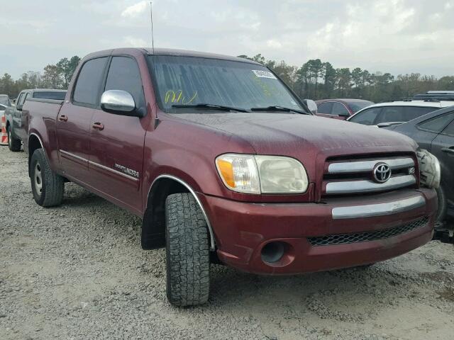 5TBET34196S549194 - 2006 TOYOTA TUNDRA DOU MAROON photo 1