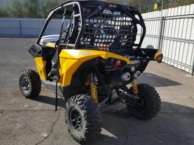 3JBPWAP26FJ001318 - 2015 CAN-AM MAVERICK 1 YELLOW photo 3