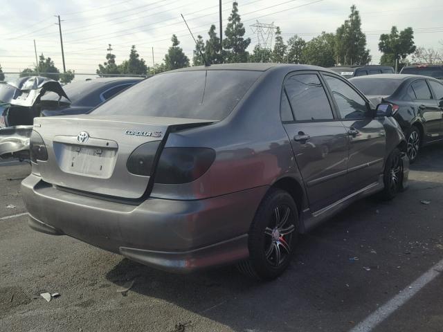 1NXBR32E46Z743007 - 2006 TOYOTA COROLLA CE GRAY photo 4