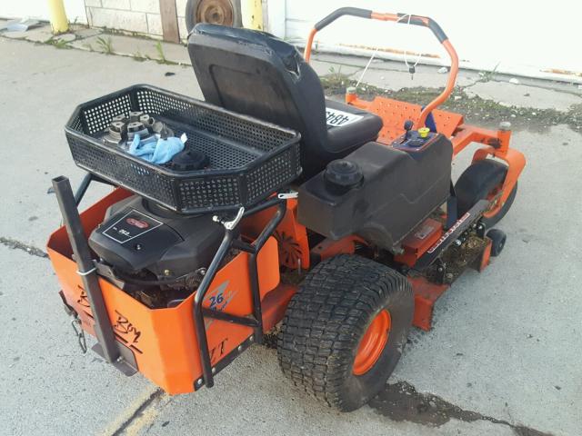 BBZ5026BS04091037 - 2009 CABIN TRAILER LAWNMOWER ORANGE photo 4