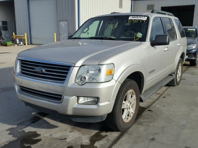 1FMEU63E37UA60230 - 2007 FORD EXPLORER X SILVER photo 2