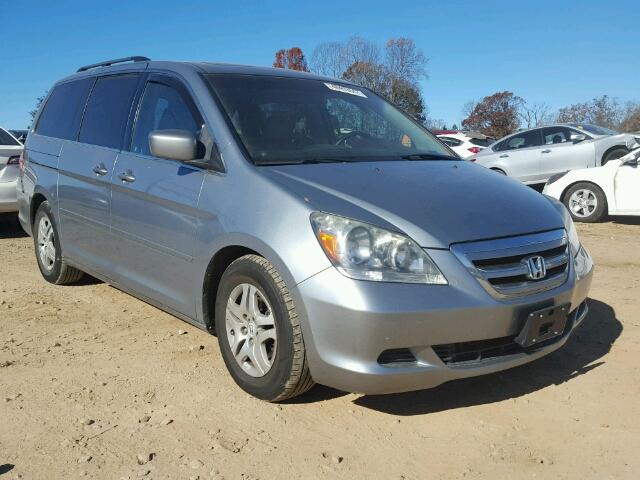 5FNRL38707B095334 - 2007 HONDA ODYSSEY EX SILVER photo 1