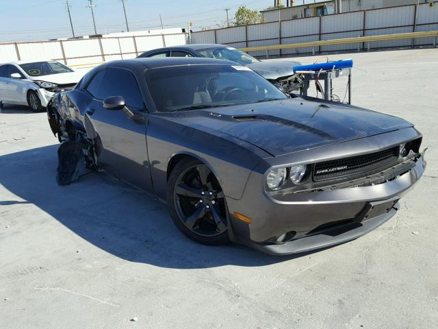 2C3CDYBT9EH311411 - 2014 DODGE CHALLENGER CHARCOAL photo 1